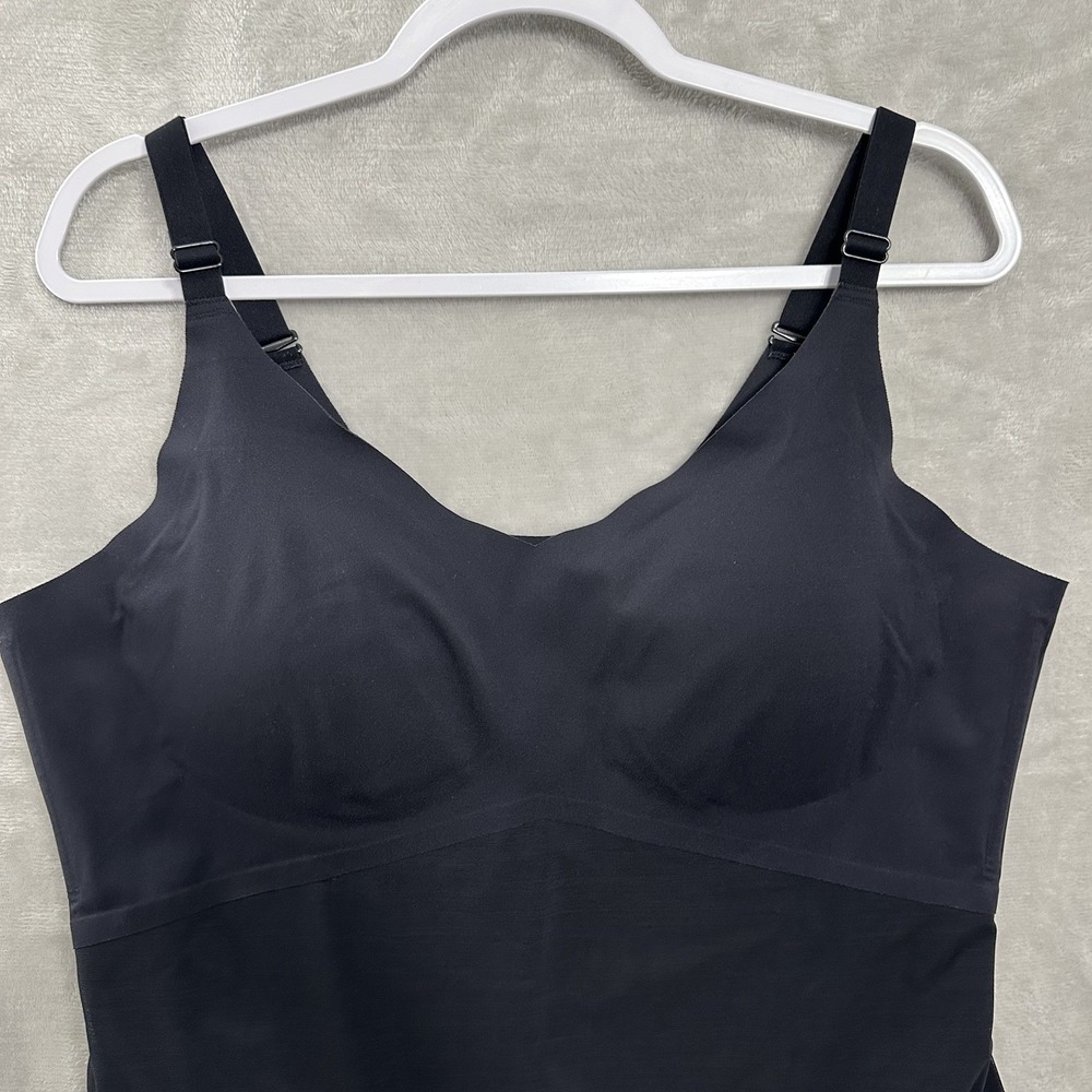 Honey Love Lift Wear Tank Cami Women's Size 1X Shape‎ Wear Built In Bra Black - Picture 3 of 11